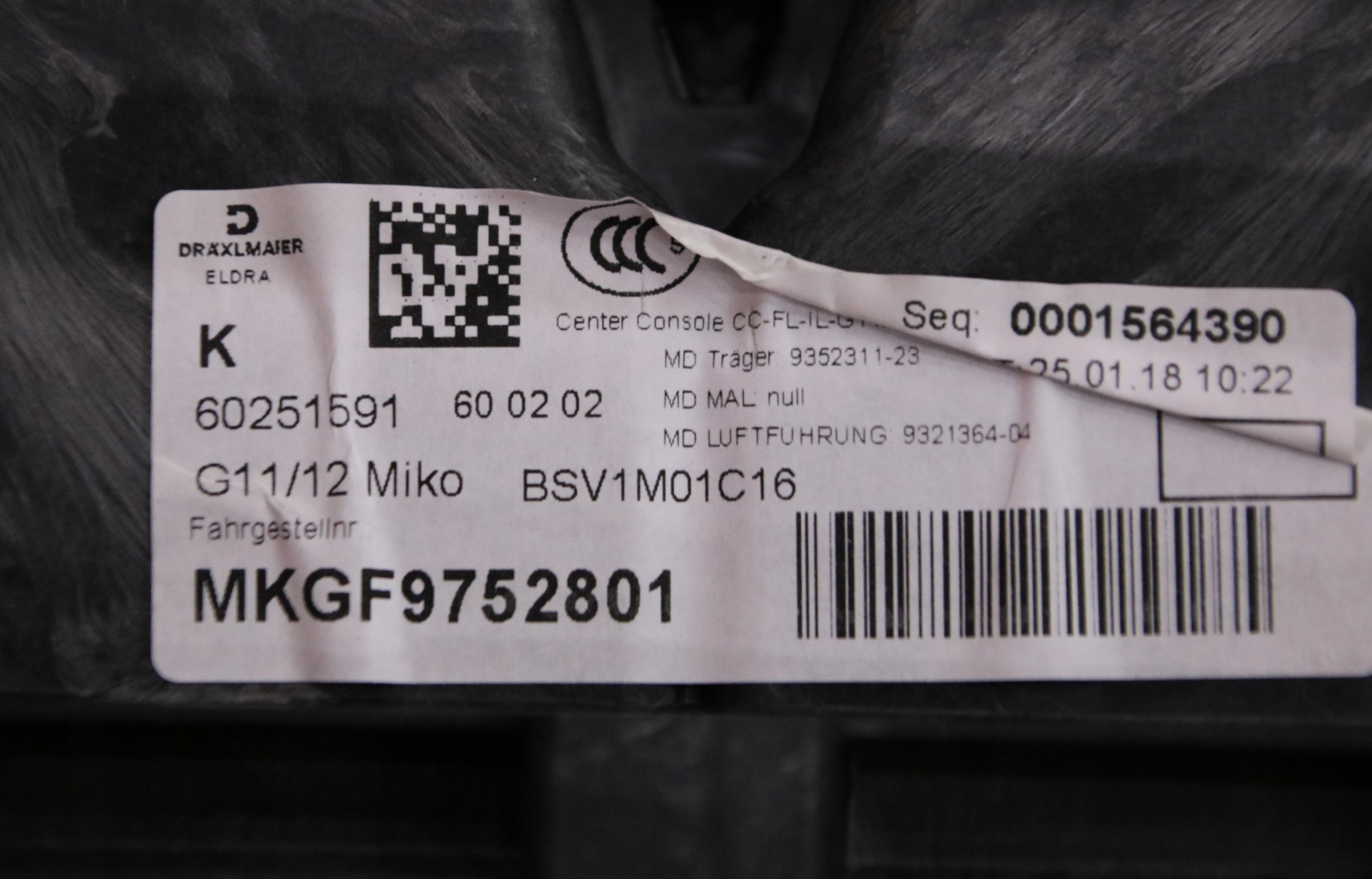BMW G11 G12 TUNEL central armrest leather DAKOTA COGNAC
