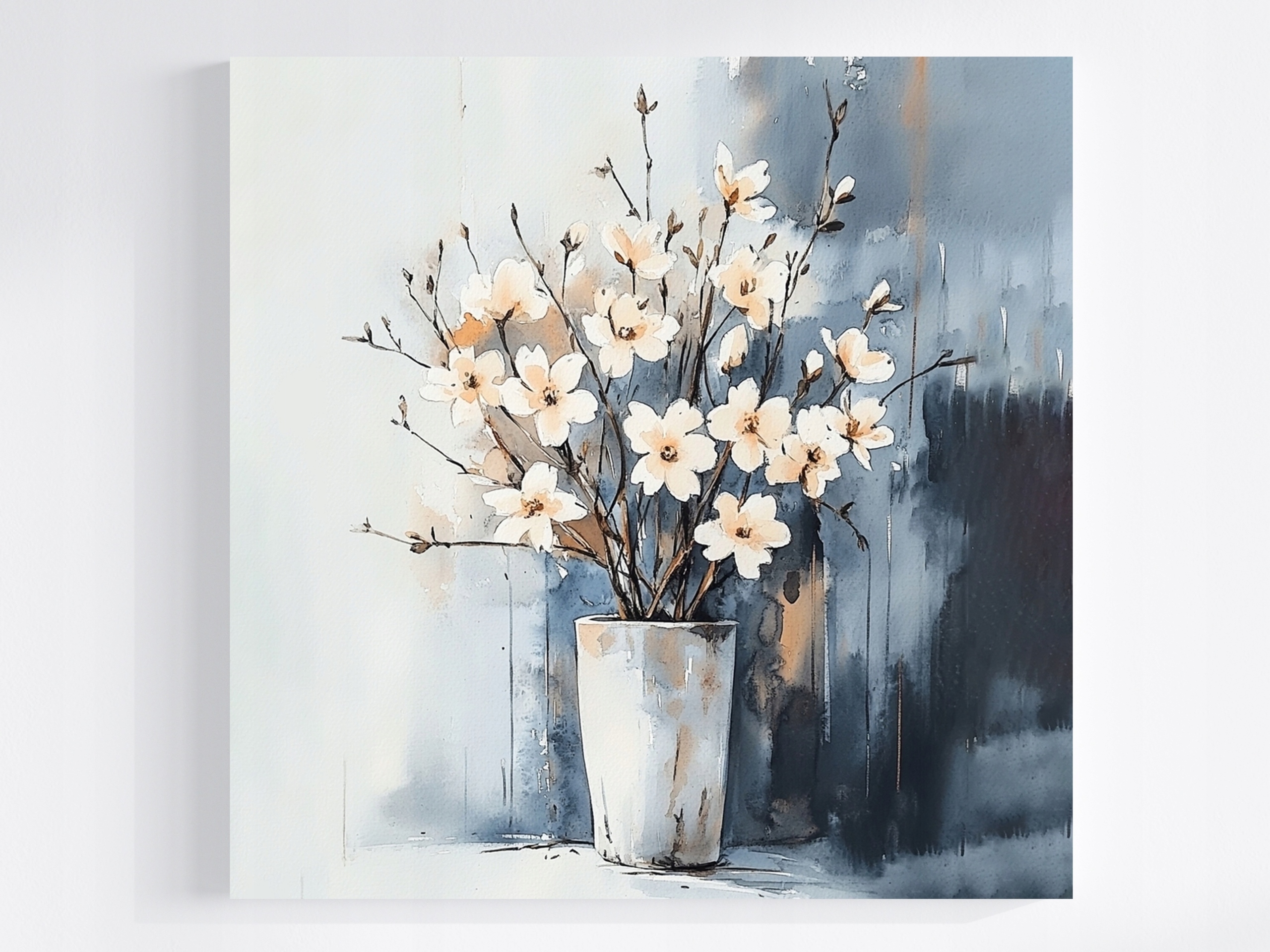 Obraz Na Plátně Canvas Dekorace Příroda Květiny Váza Kytice Jaro 80x80