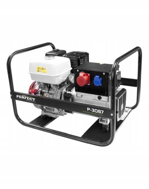 Třífázový generátor Stalco 8700 W benzín 400 V motor Honda