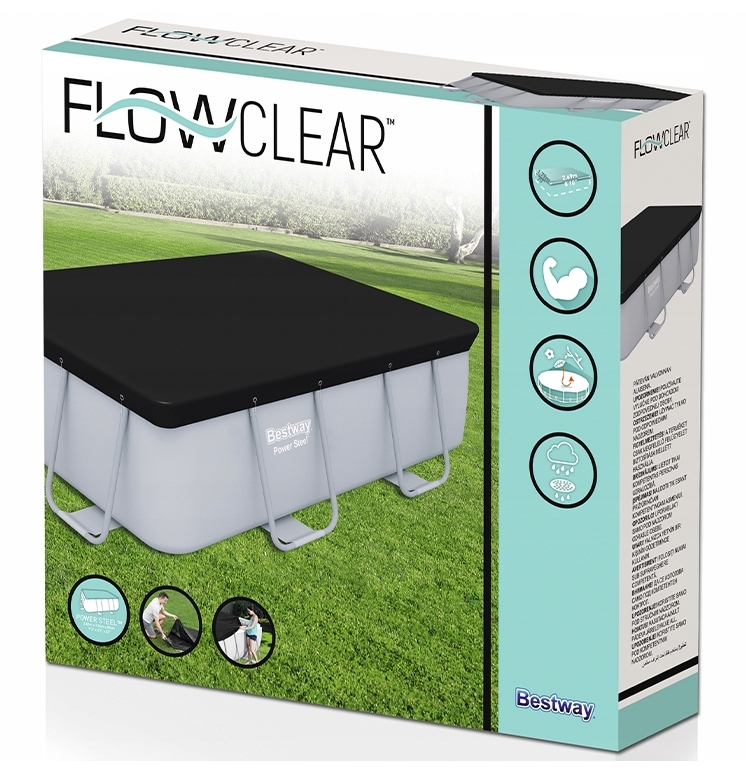 

Pokrywa Na Basen Stelażowy 282x196cm Bestway 58442