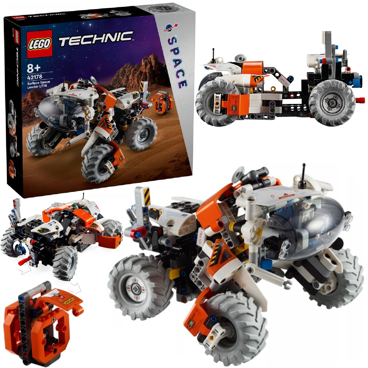 LEGO TECHNIC 42178 КОСМИЧЕСКИЙ ПОГРУЗЧИК LT78 КАТАЛОГ LEGO 2025 PDF ВЕРСИЯ