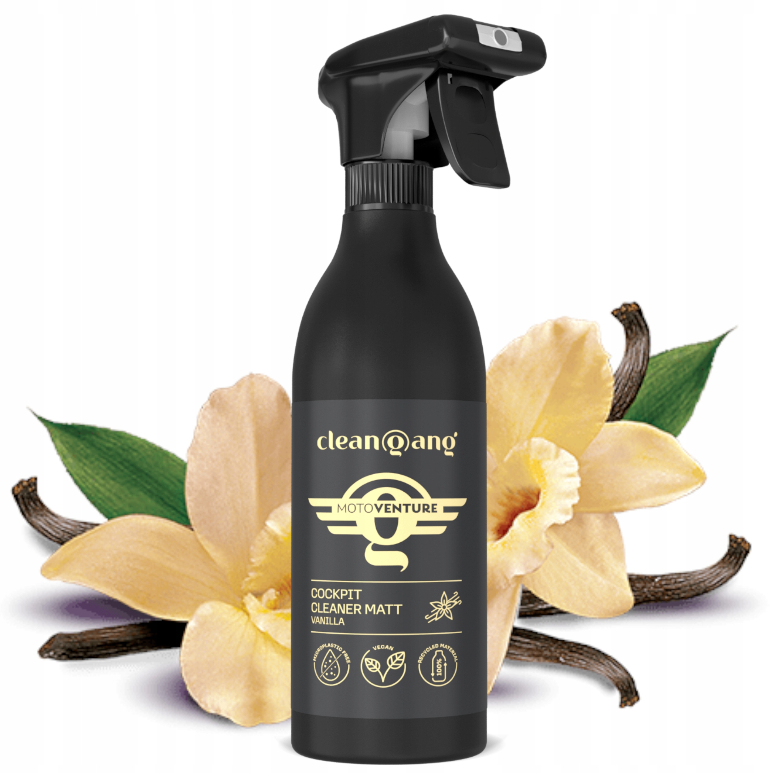 Środek do czyszczenia auta kokpitu plastików wnętrza matowy efekt 0,5L