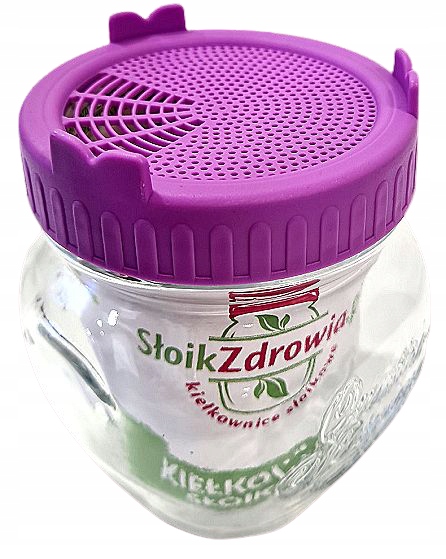 

Kiełkownica Słoikowa 500ML Purp+ Nasiona na kiełki