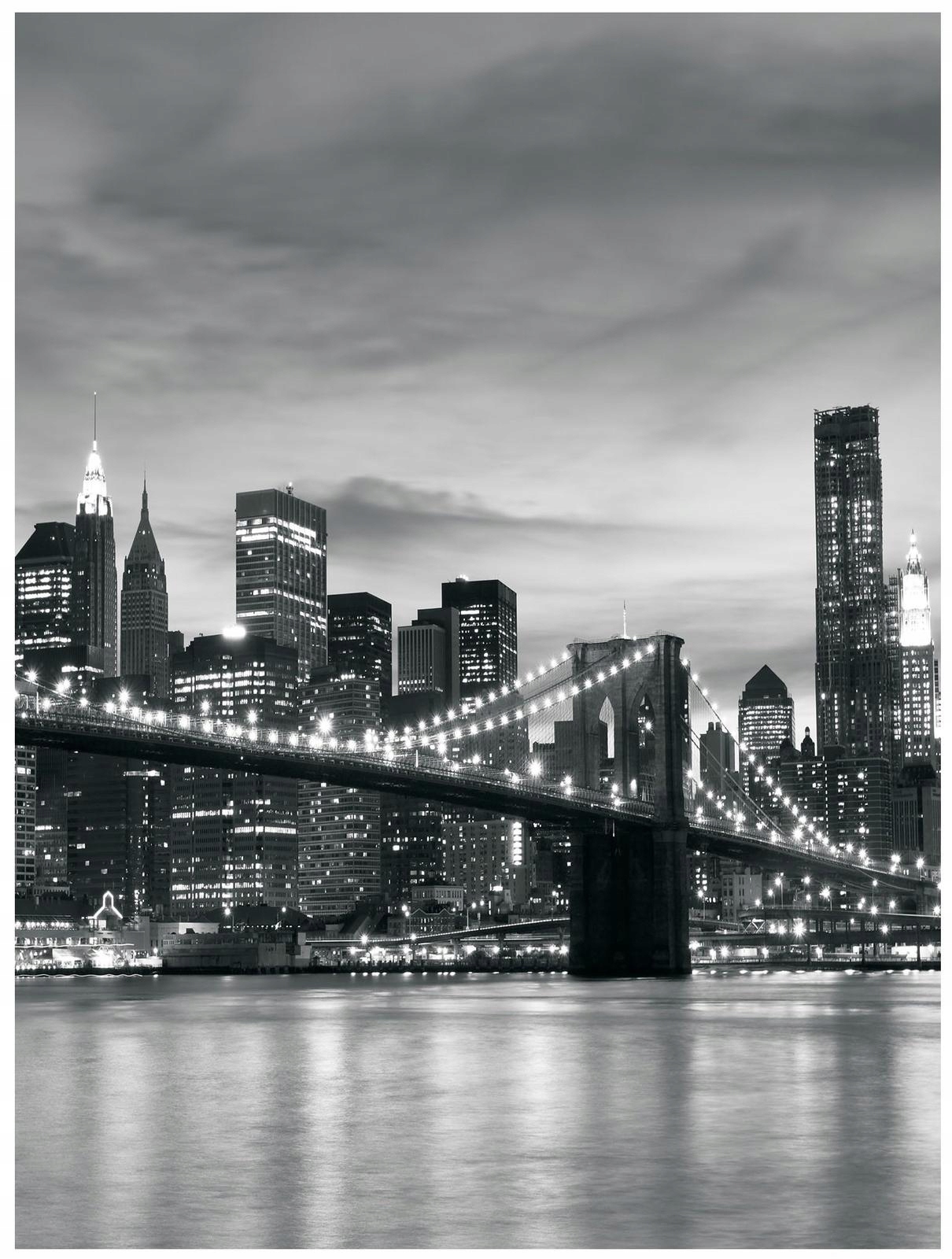 Fototapeta Most Město Architektura Černá 184x254