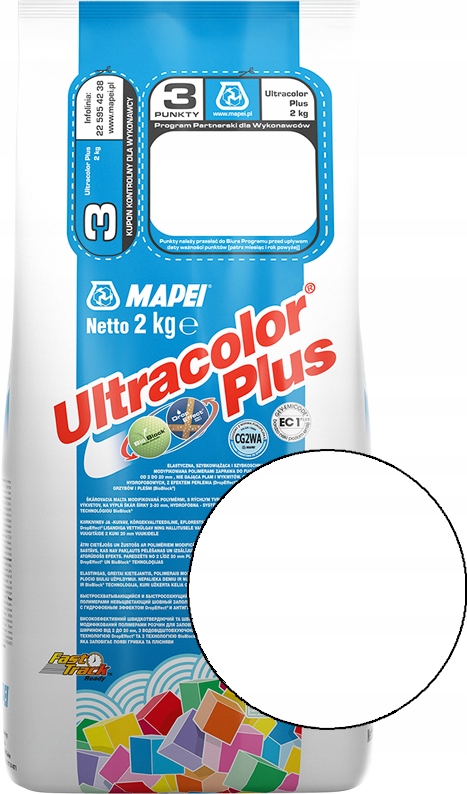 

Fuga Mapei Ultracolor Plus 2kg 100 Biały