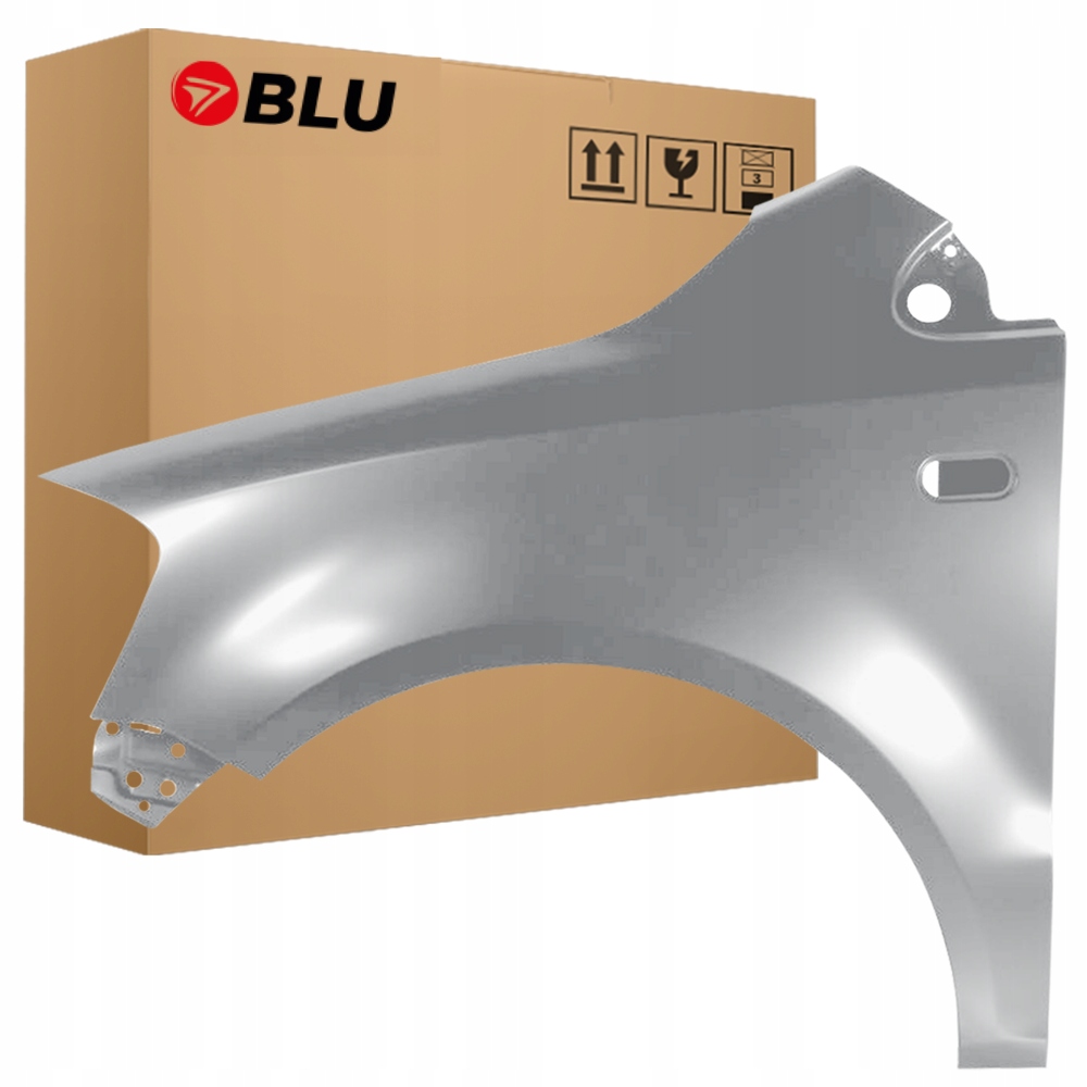 Blu Blatník Vw Fox LA7W levý stříbrný 05-11 přední