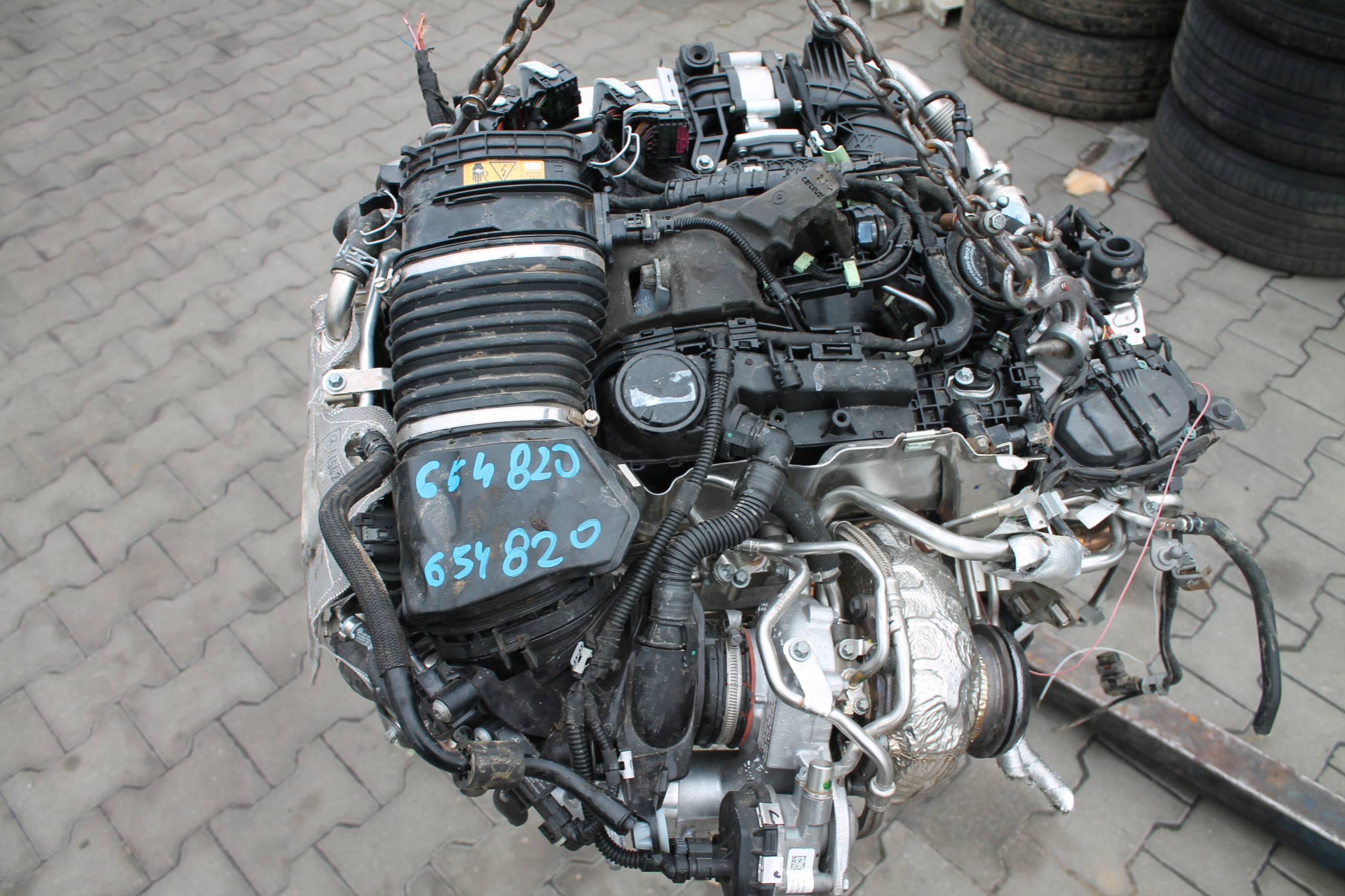 engine complete MERCEDES GLC 654820 JEDNO TURBO 7TYS KM