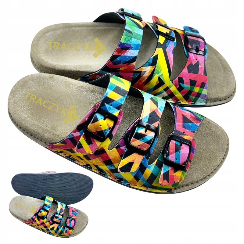 Nazouváky Anatomické Traczyk 3 Barevné Pruhy Přírodní Kůže Fusbet vel.