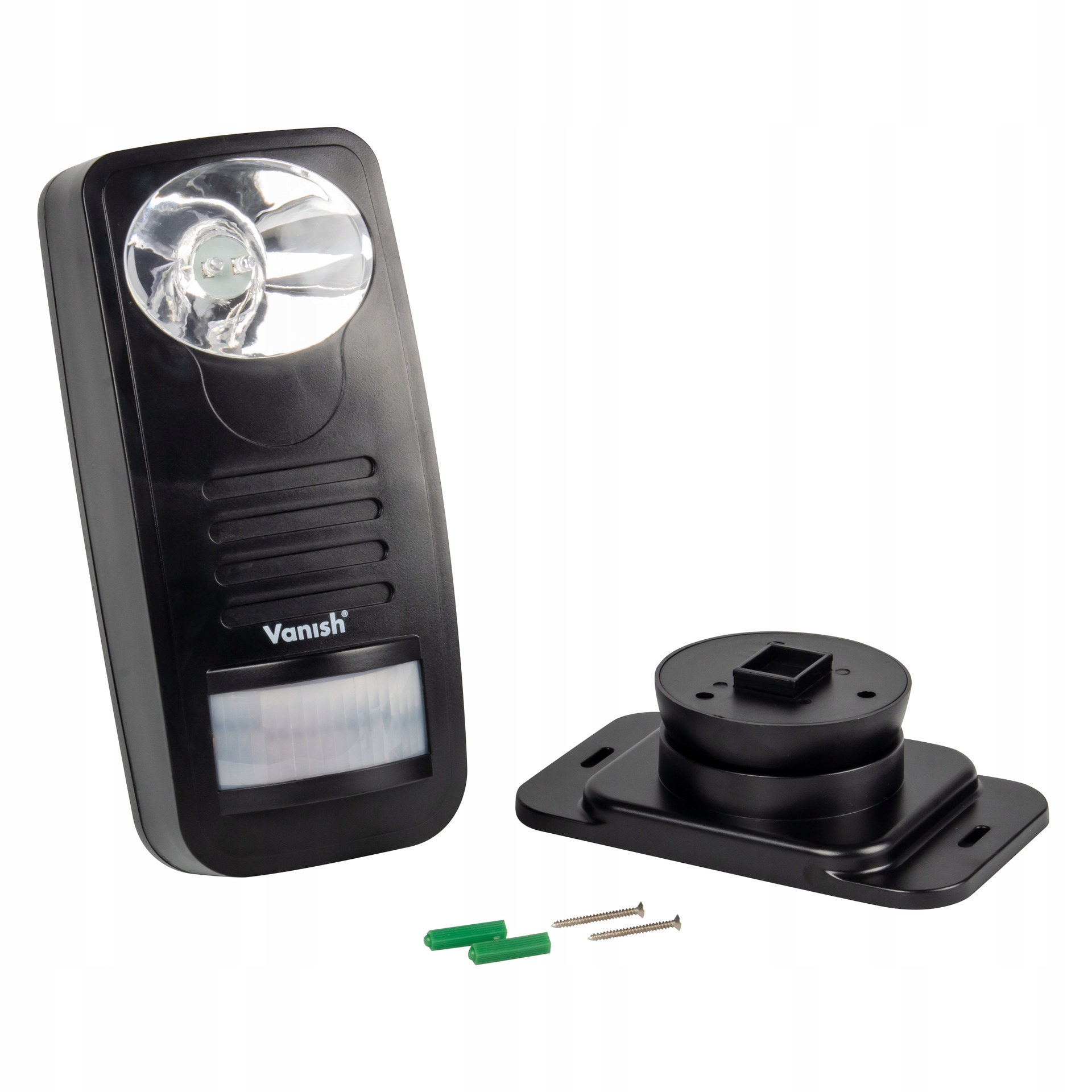 Vanish Odpudzovač zveri WVT-1, Led svetlo a Fm rádio, snímač pohybu