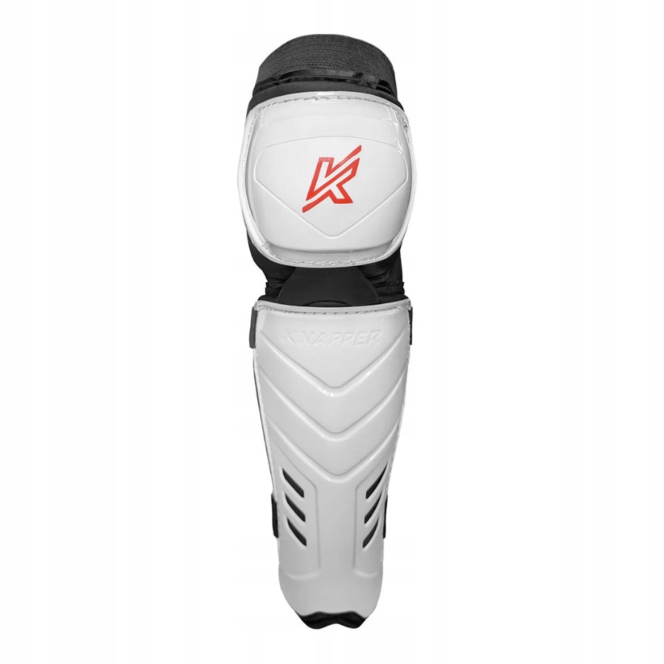 Knapper Hokejbalové chrániče holení Knapper AK7 V2, bílá, Senior, 15"