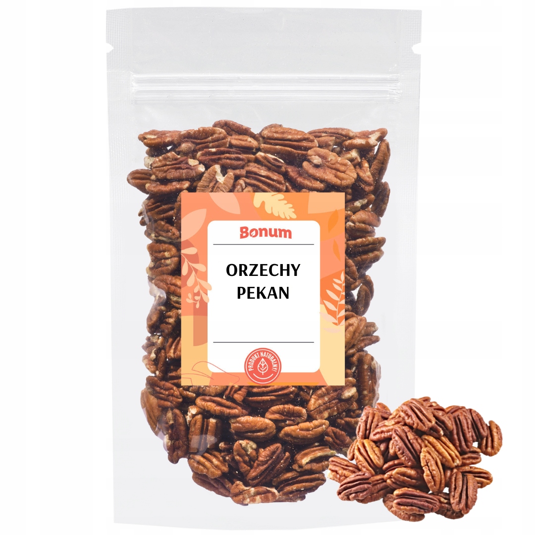Levně Ořechy Pekan přírodní Premium Zdravé bakalie těsto Svačinka 500g Bonum