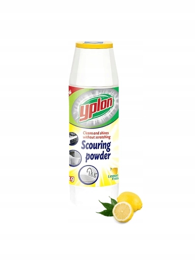 Levně 4x Prášek na drhnutí Yplon 1 kg Citron odstraňuje skvrny z usazenin. Účinný