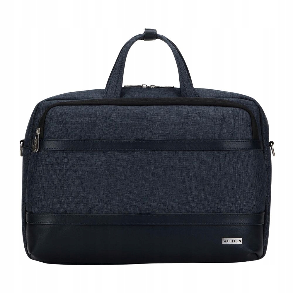 Pánská taška na notebook 15,6" Wittchen 98-3P-500-7, modrá, prostorná