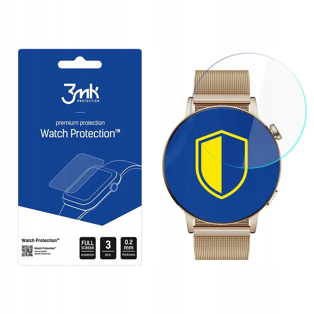 Folia ochronna 3mk Watch Protection v. Arc+ na Huawei Watch Gt 3 42mm