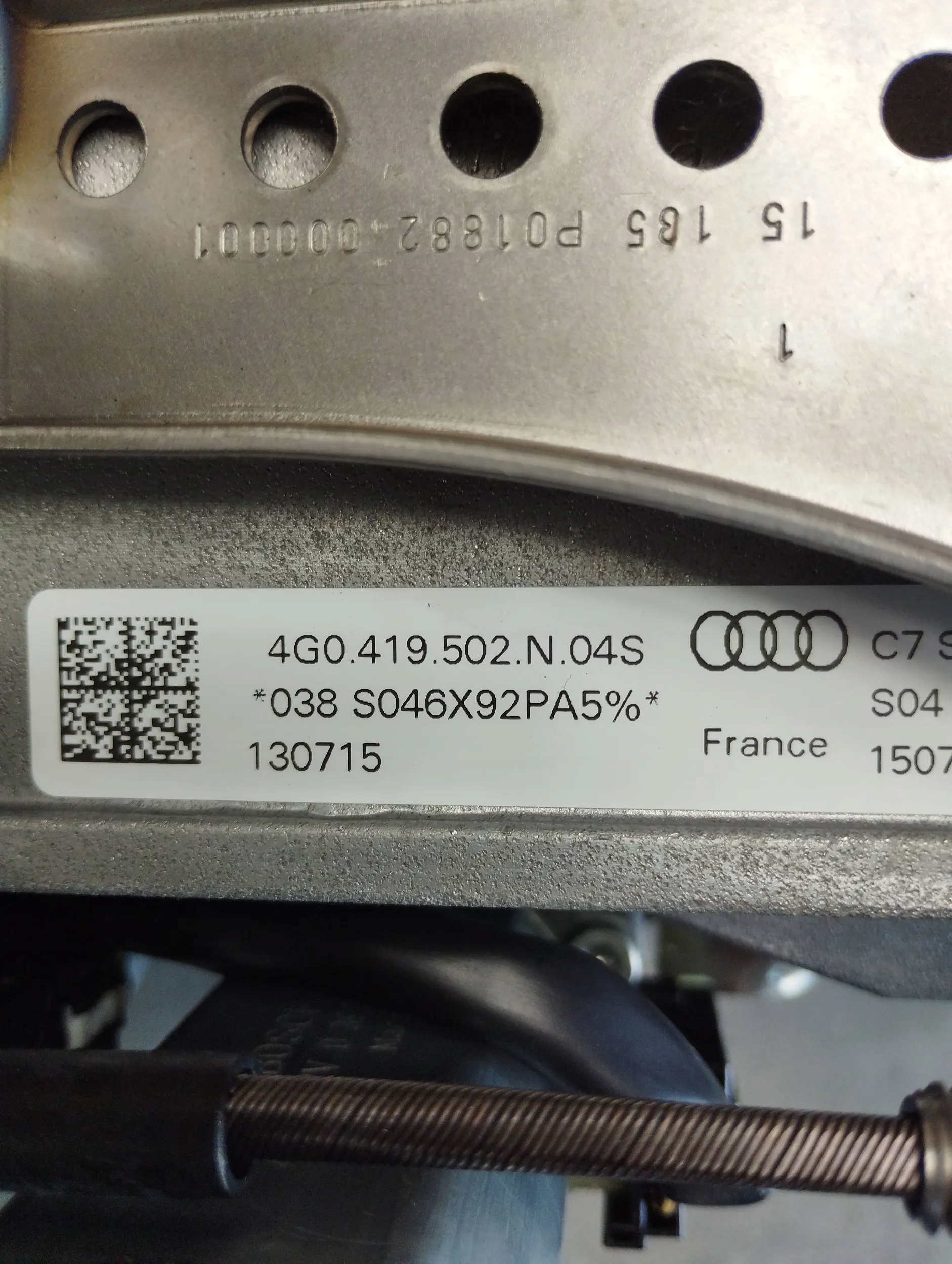AUDI A6 C7 steering wheel rod 4G0419502N