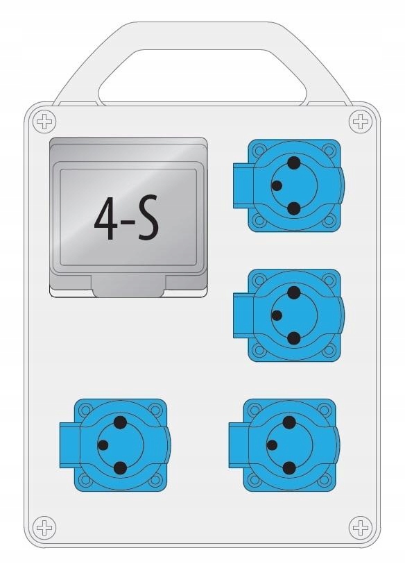 Rozvaděč R-box 240R-4 4x230V 4S B.1713R