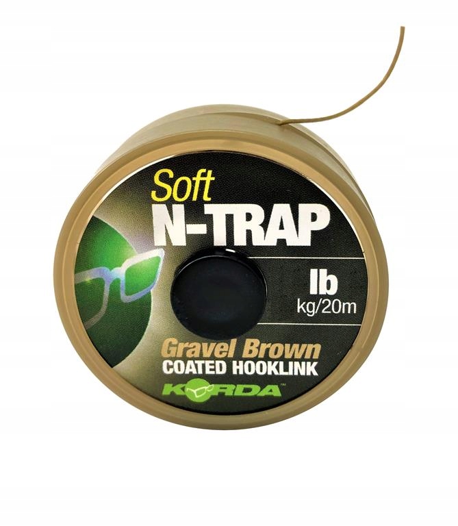 Plecionka Korda N-Trap Soft 15lb Gravel Brown KNT10