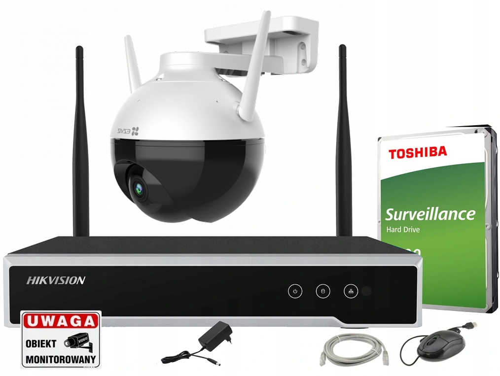 Sada pro monitorování Ezviz Hikvision C8T 7108 Toshiba 1Tb