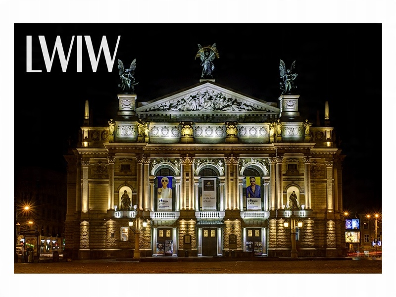 

Lwów Opera Lwowska Magnes na lodówkę