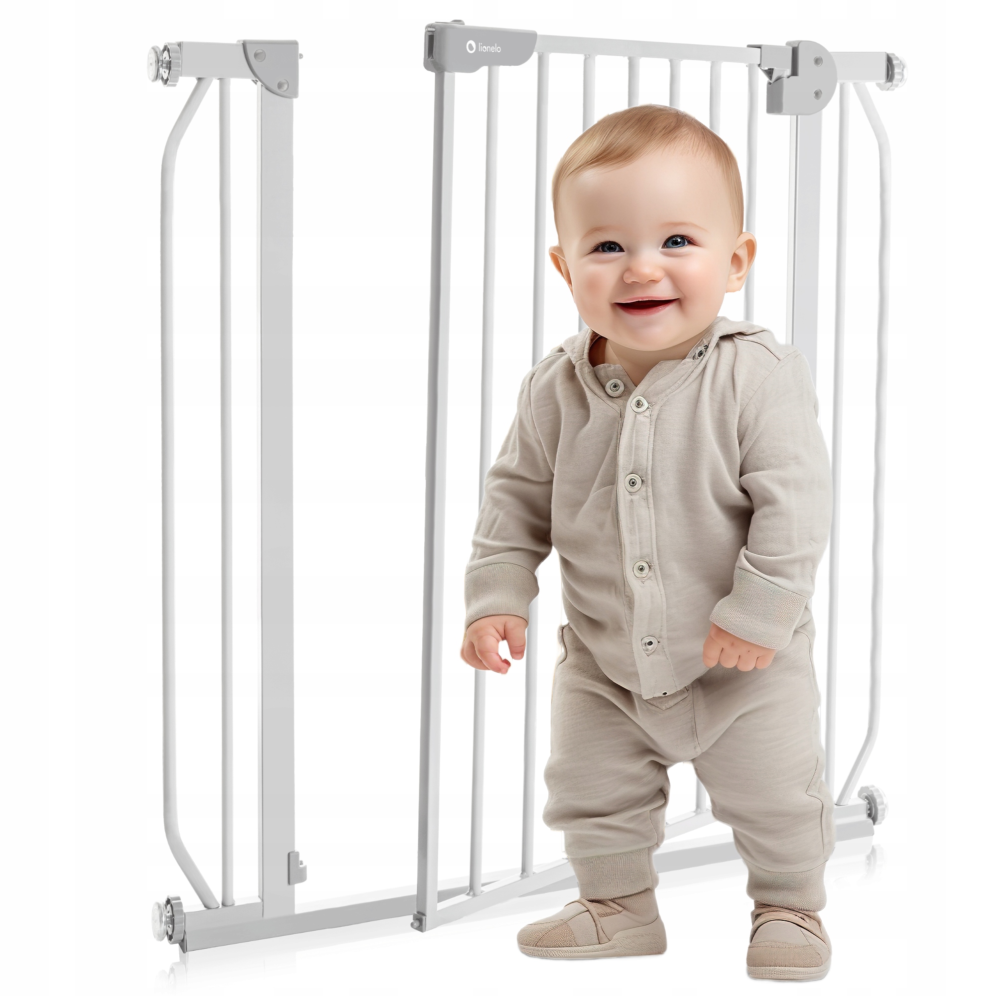 Ochranná zábrana na dveře schody Rozpěrná do 105 cm Lionelo Truus