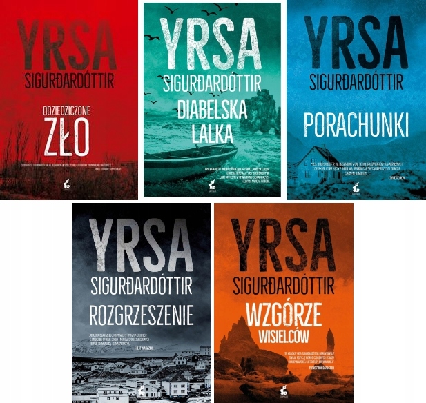 

Cykl Freyja I Huldur. Tom 1-5, Yrsa Sigurðardótt..
