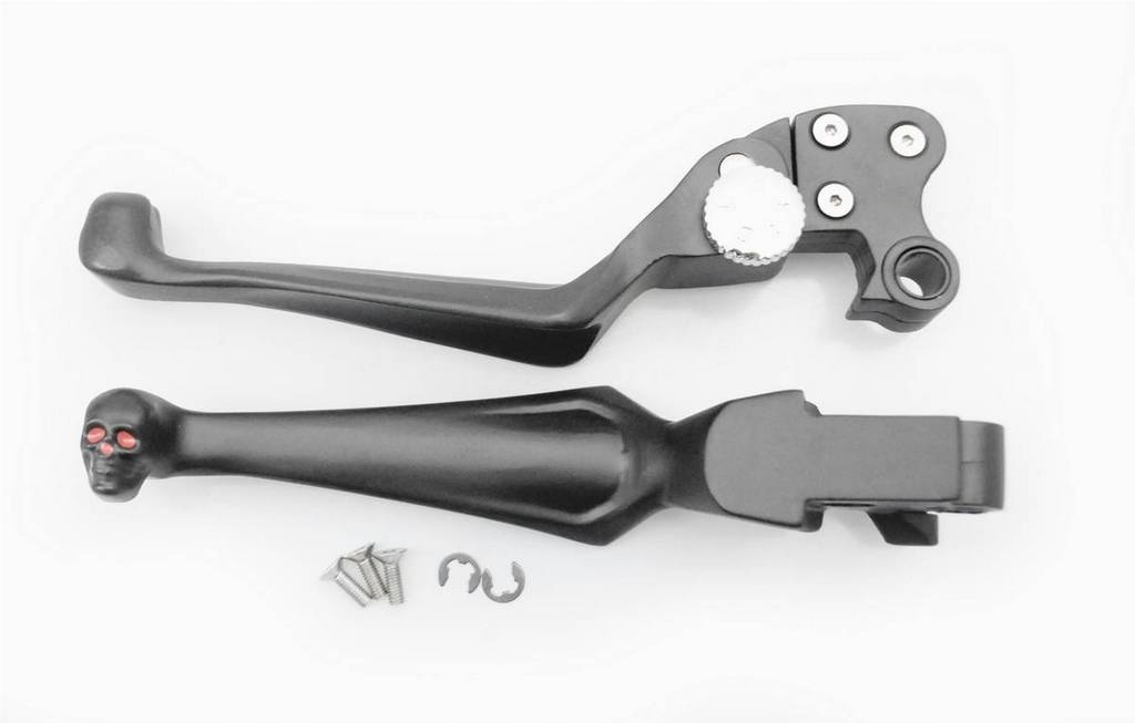 MT241-022BL - ЧОРНИЙ ГАЛЬМІВНИЙ ВАЖІЛЬ ЗЧЕПЛЕННЯ HARLEY HD ELECTRA