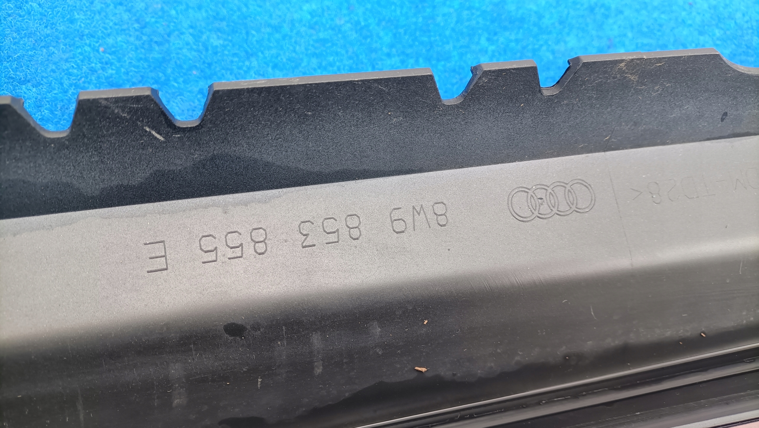 AUDI A4 B9 ALLROAD 8W9 left threshold moulding threshold 8W9853855E DN412KX
