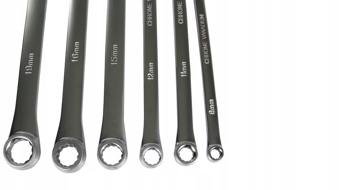 KLUCZE OCZKOWE DLUGIE DO NAPINACZY 6 szt Number of Elements sets