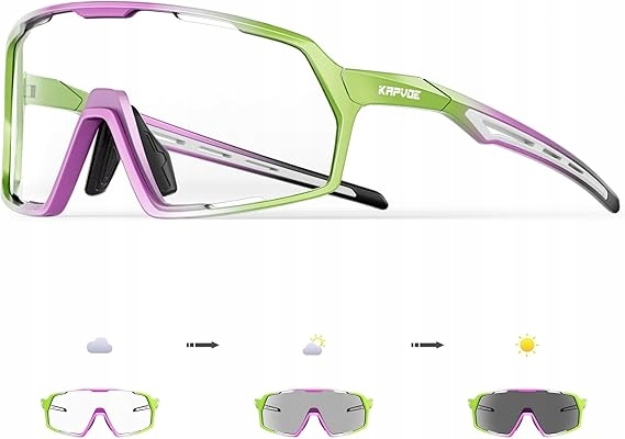 Fotochromatické cyklistické brýle pro muže, ženy, Mtb