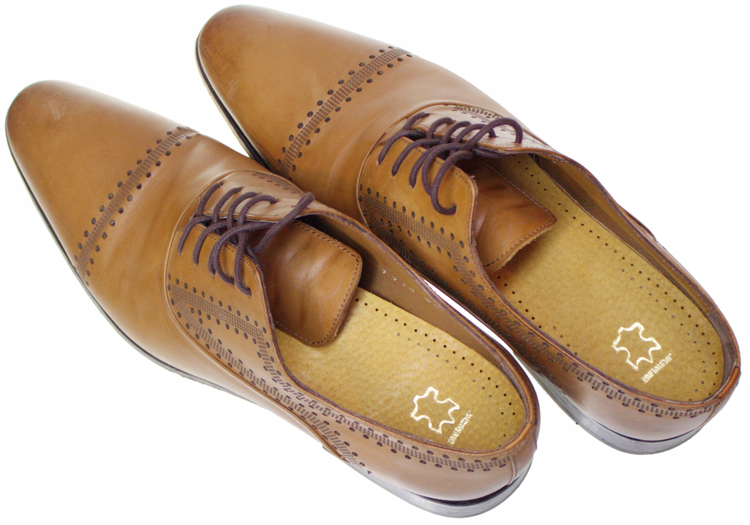 WKŁADKI DO BUTÓW SKÓRZANE PRZECIWPOTNE R. 37 Materiał mający kontakt ze stopą skóra naturalna