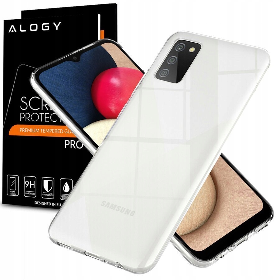 

Etui Silikonowe Guma Do Samsung Galaxy A02S +szkło