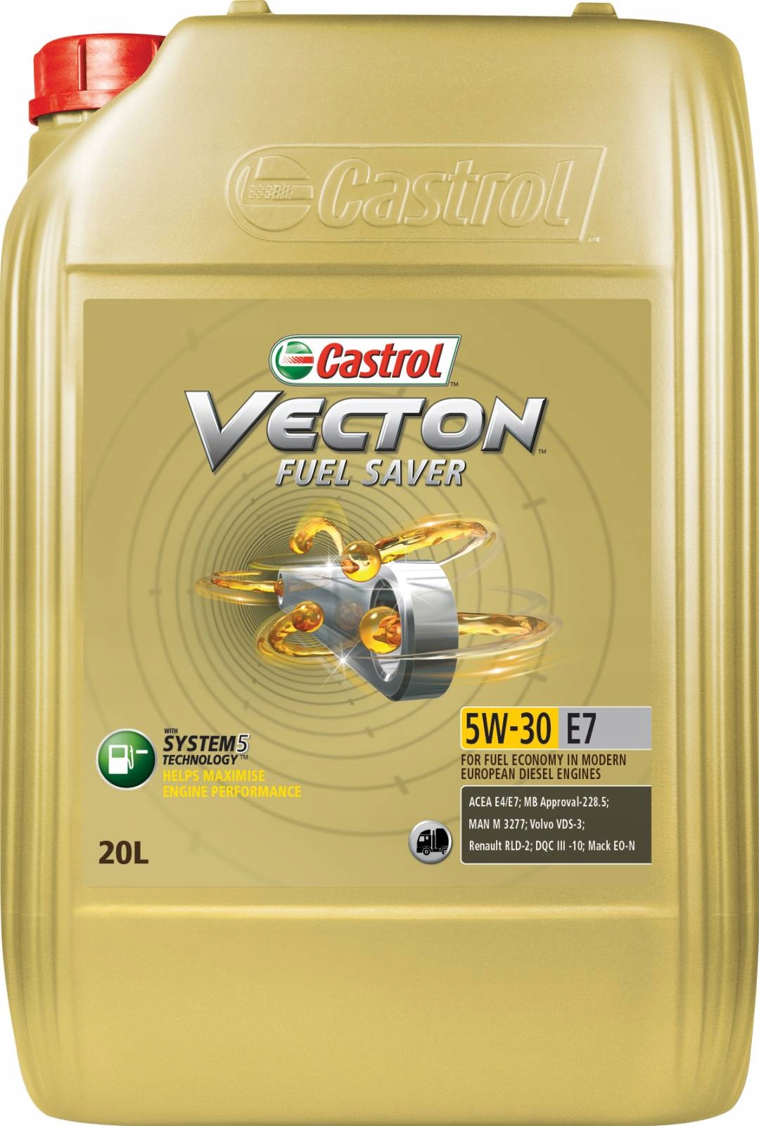 Olej silnikowy Castrol VECTON FS E7 5W30 20L