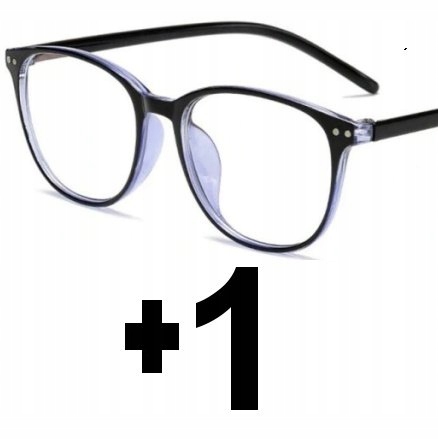 Okulary progresywne wieloogniskowe do czytania +1