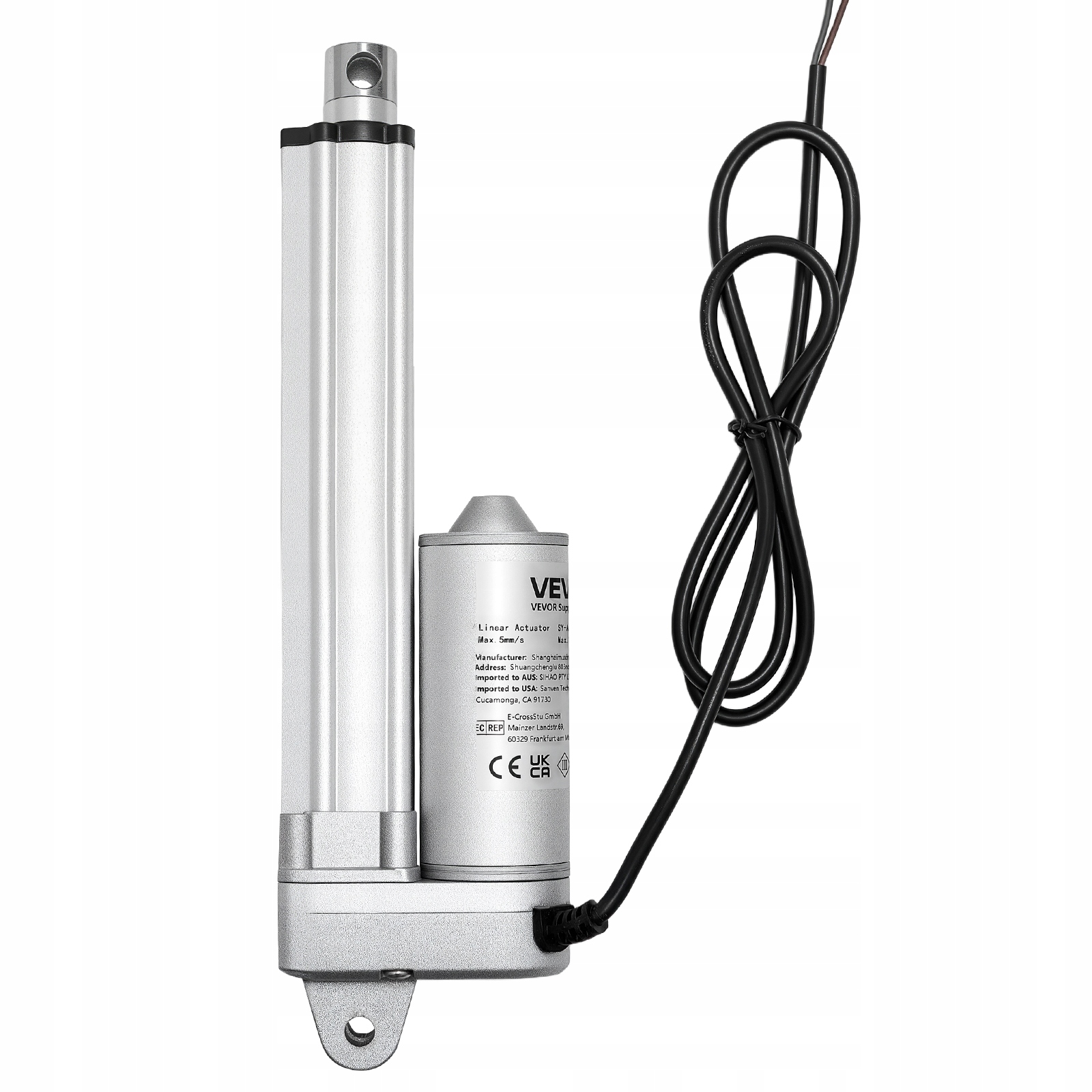 Lineárny Pohon Vevor 12V IP65 3000N 101.6 MM Silný, Pevný, Vodotesný