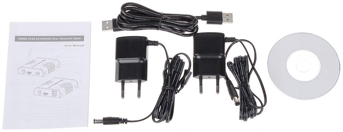 Extender transmiter HDMI + USB po skrętce UTP 100m Model H3613
