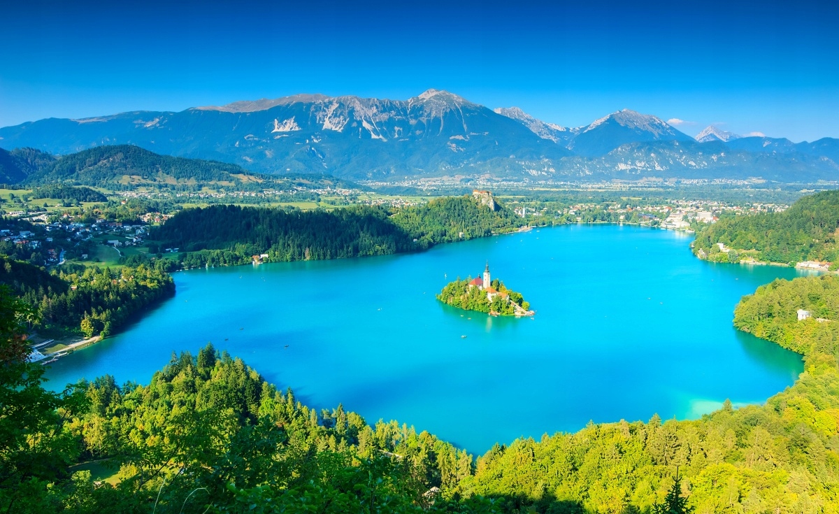 

Fototapeta Flizelinowa Panorama jeziora 416x254