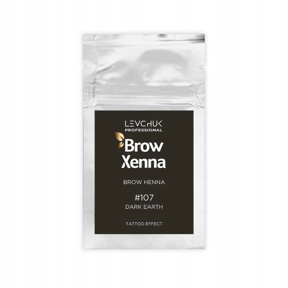 Henna pudrová BrowXenna 107 Dark Earth Sáček