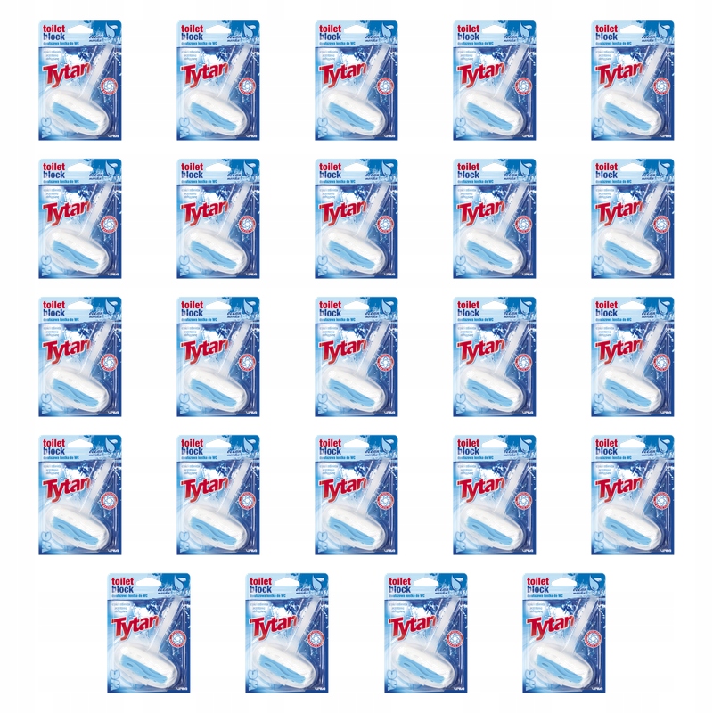 Dvoufázová Wc kostka mořský košíček Tytan 40g X24