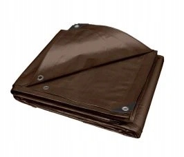 

Plandeka 4X4 210g/m2 Brązowa Mocna Gruba