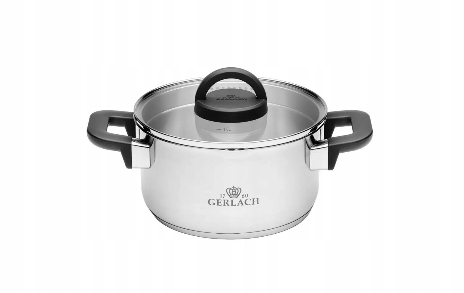 Gerlach Ambiente Plus Garnek 1,5 l z pokrywką 16 cm