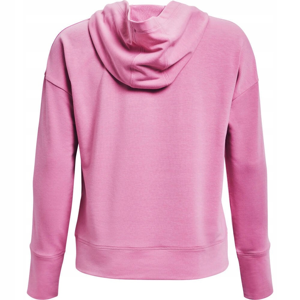mikina s kapucí Under Armour Rival Terry Taped Hoodie Růžová vel.