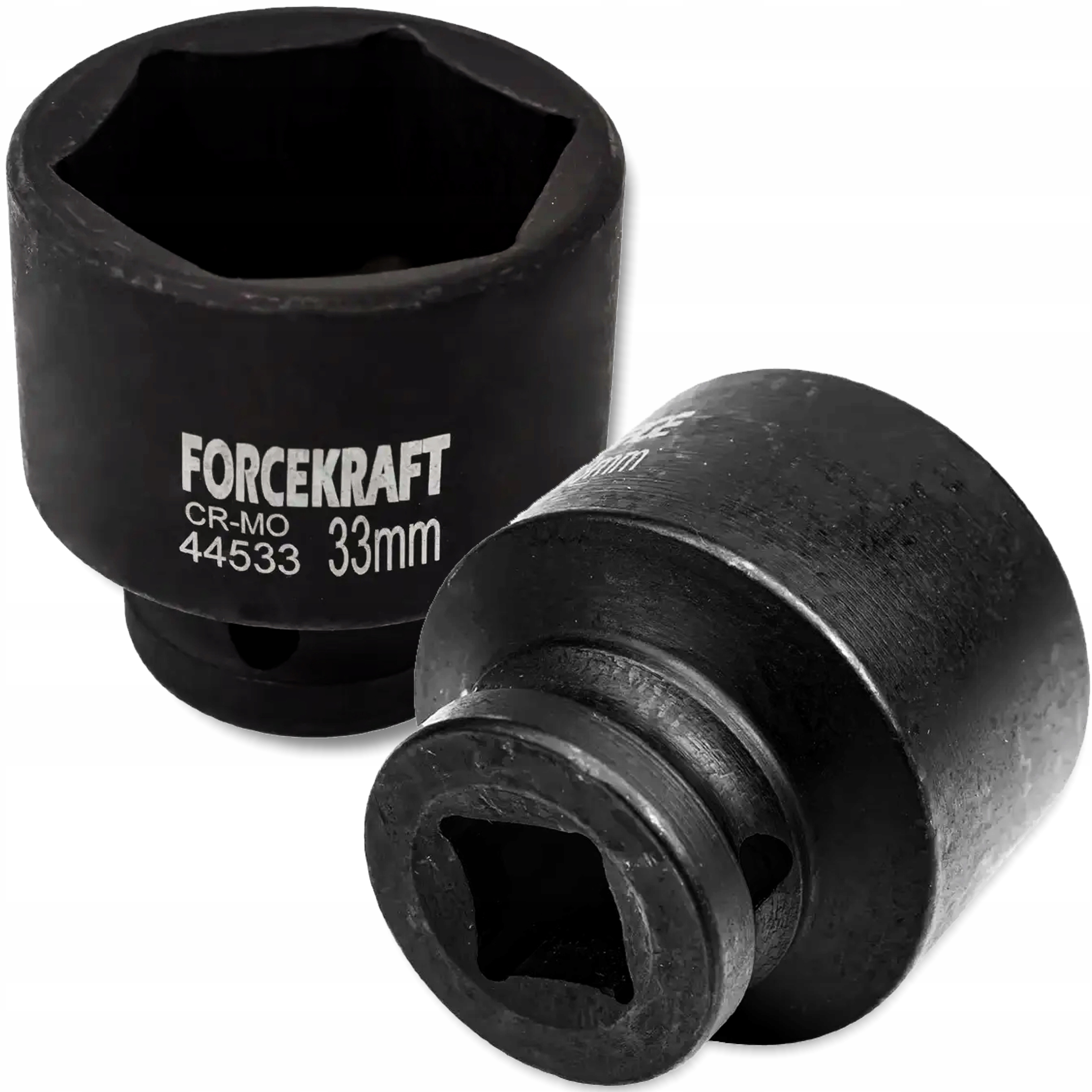 Nasadka udarowa 1/2" 33 mm 6-kątna wytrzymała CrMo Forcekraft