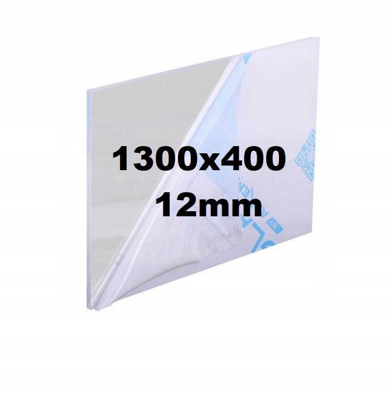 Pleksi /plexi Pleksa /plexa Bezbarvá na míru 1200x400x12mm Akrylová Deska