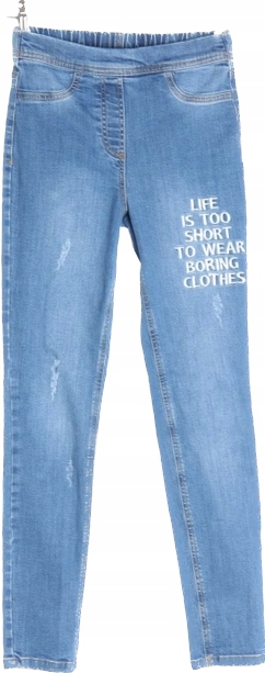 

Legginsy Calzedonia jeans Bawełna napis haft S