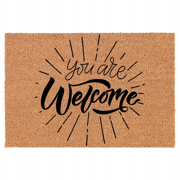 Rohožka pod dveře do domu Welcome Vzory 60x90