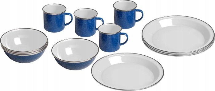 Zastawa obiadowa emaliowany Eastwood BRUNNER