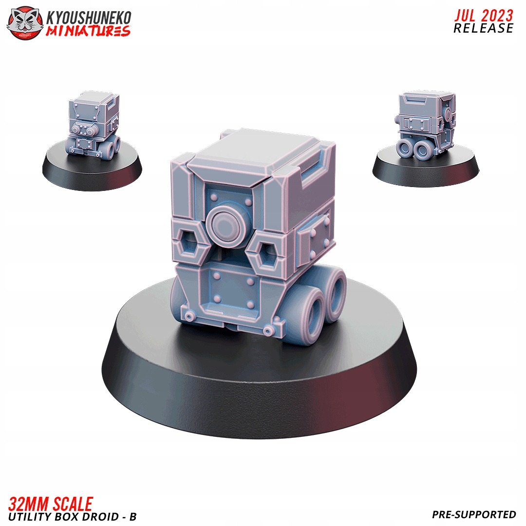 Utility Box Droid B Kyoushuneko Miniatures
