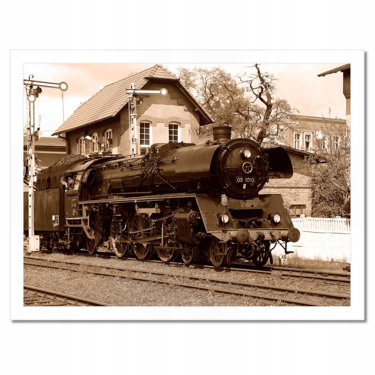 Plakáty v rámu 40x30 Přehlídka parníků Wolsztyn