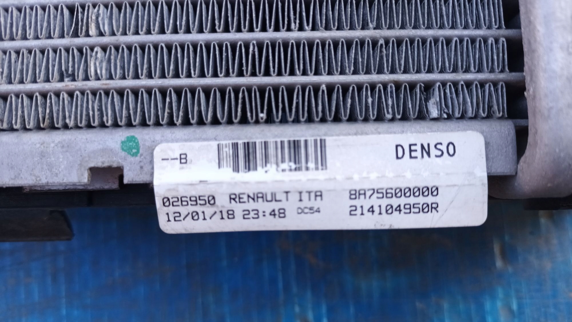 water cooler RENAULT ZOE ELECTRIC