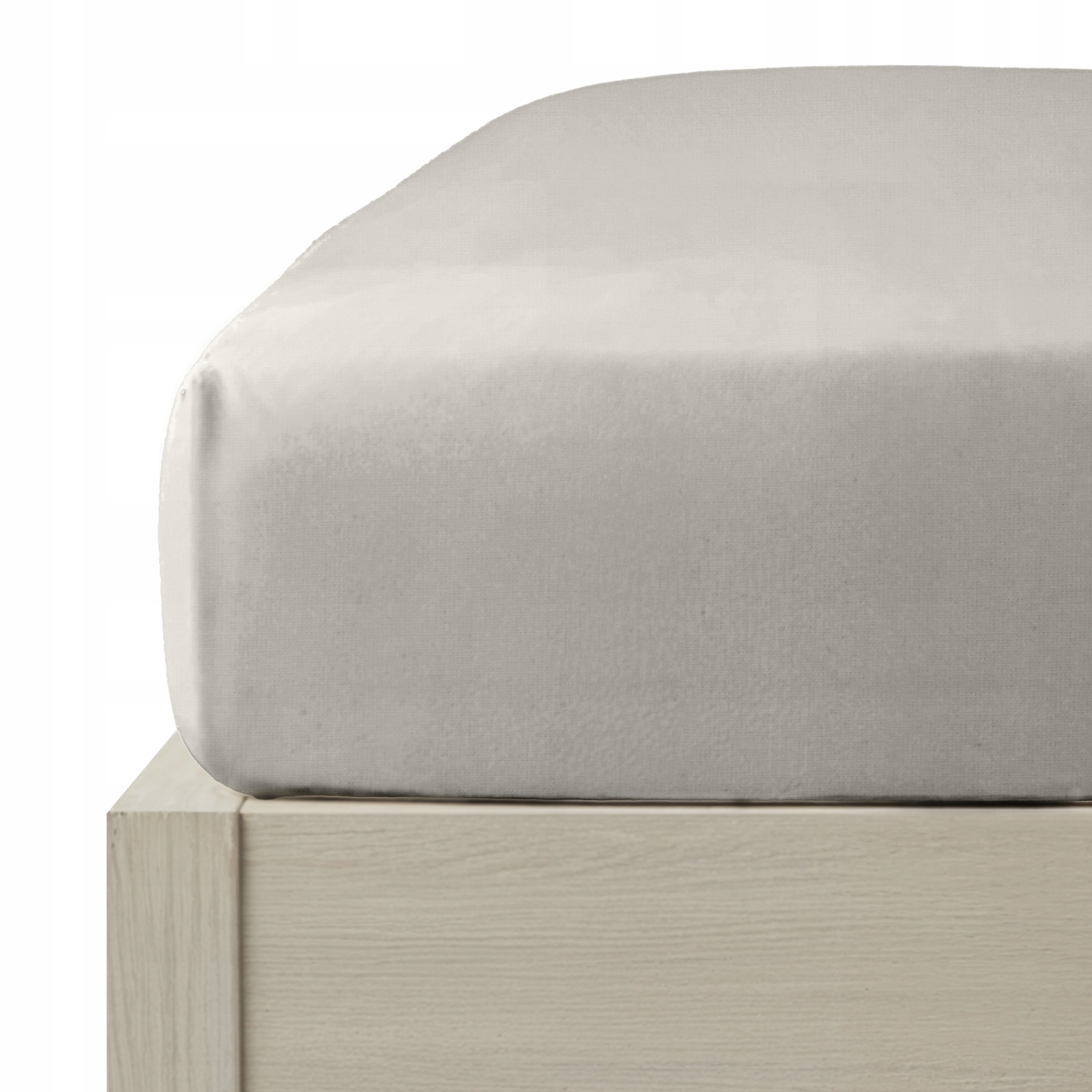 Prostěradlo s gumičkou 220x200 taupe jednobarevné na matrace 30 cm